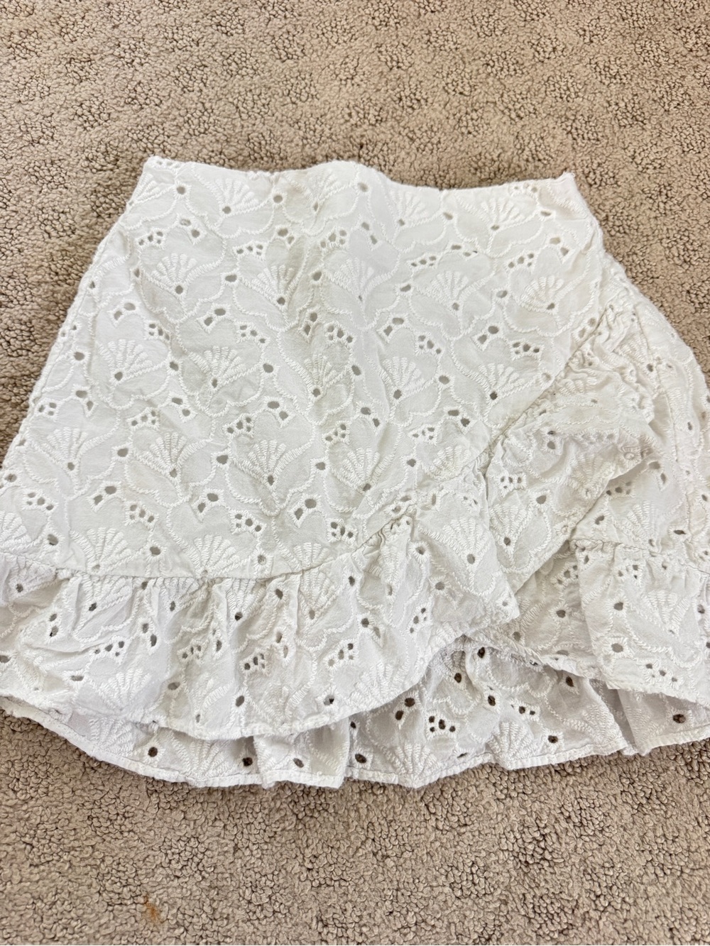 Zara girls white skort